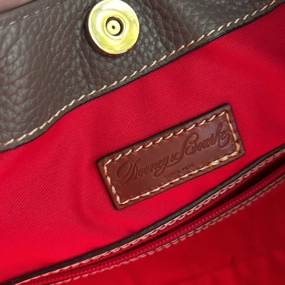 Dooney & Bourke Cooper “Elephant”Pebble Grain Shoulder Hobo Bag - Picture 8 of 10